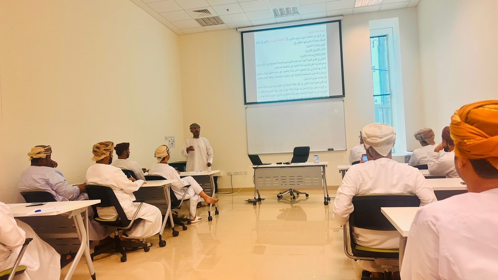 Training course entitled Quality Management for small and medium enterprises