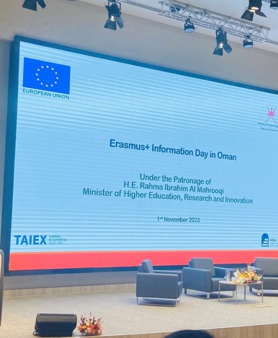 Dhofar University Participates in Erasmus+ Info Day