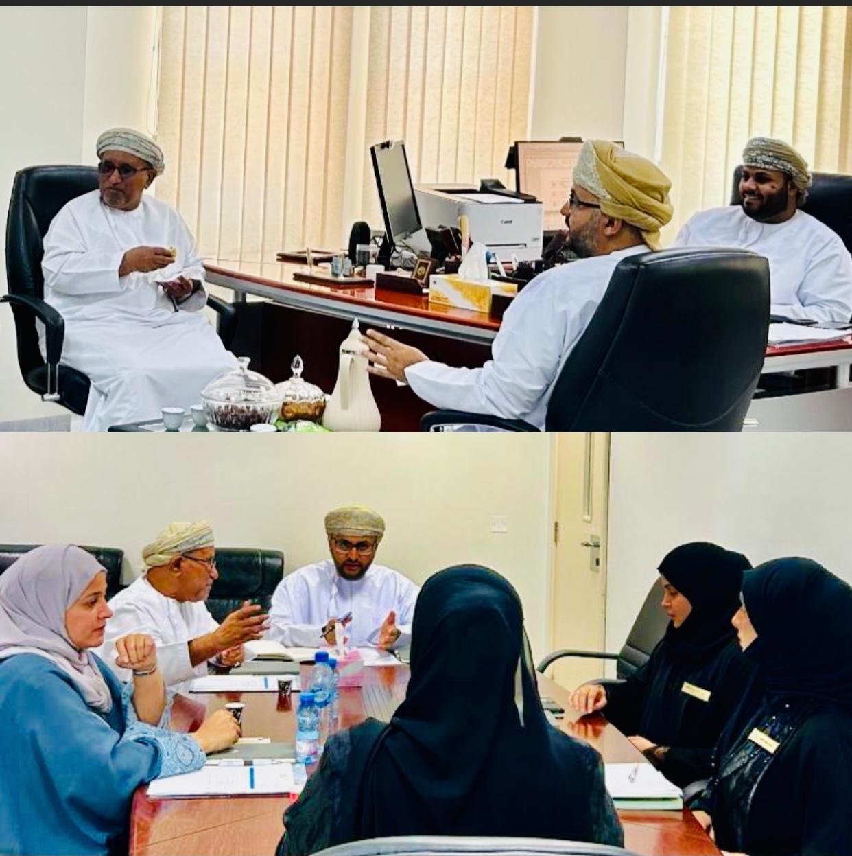 الجامعة الوطنية للعلوم والتكنولوجيا تقوم بزيارة ودية إلى جامعة ظفار لتعزيز التعاون و تبادل الخبرات Science and Technology organized a visit to Dhofar University