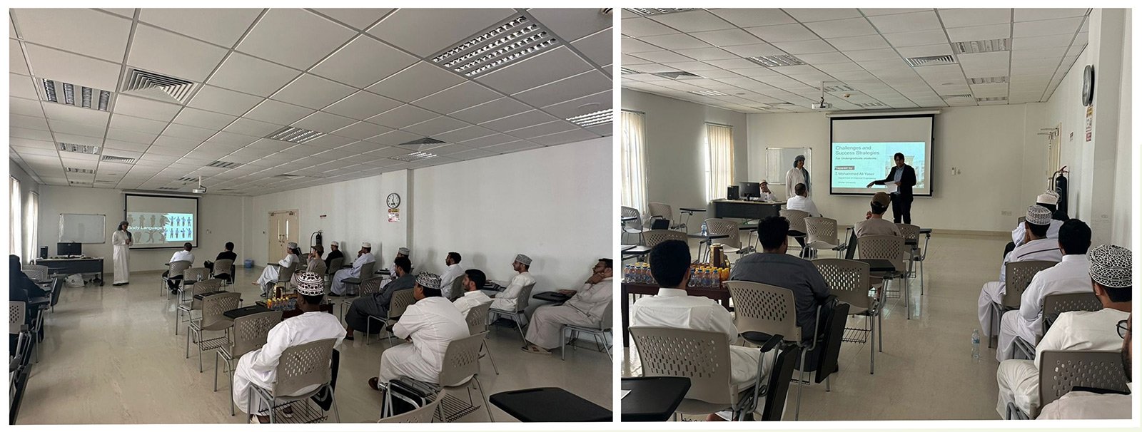 College of Engineering at Dhofar University Hosts Public Lecture on Overcoming Challenges and Achieving Success.