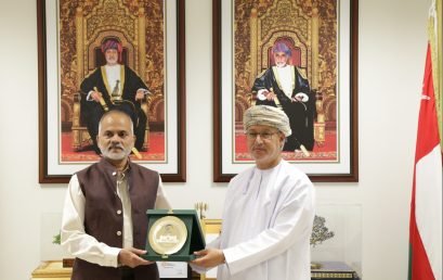 Indian Ambassador Visits Dhofar University to Discuss Cooperation in Education and Training
